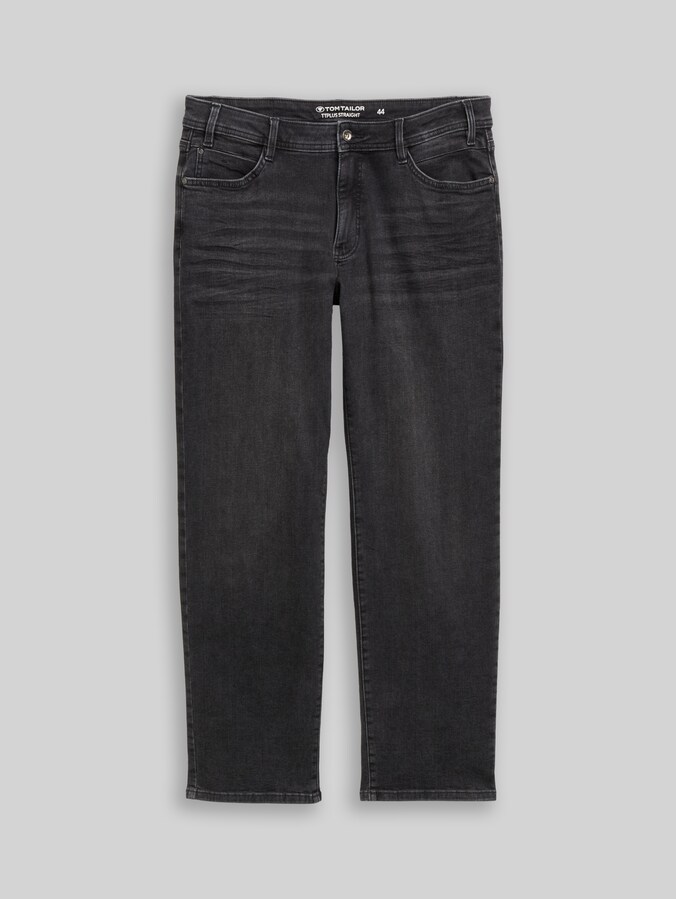 Plus Size - Straight Jeans von Women Plus Size, faded black