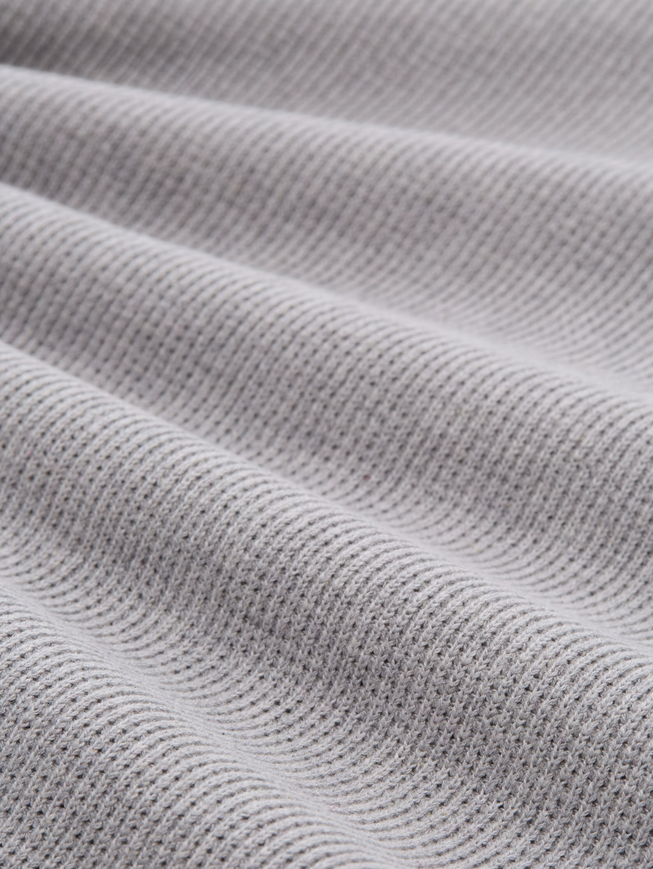 2-in-1 knitted jumper made of cotton - light_stone_grey_melange - 