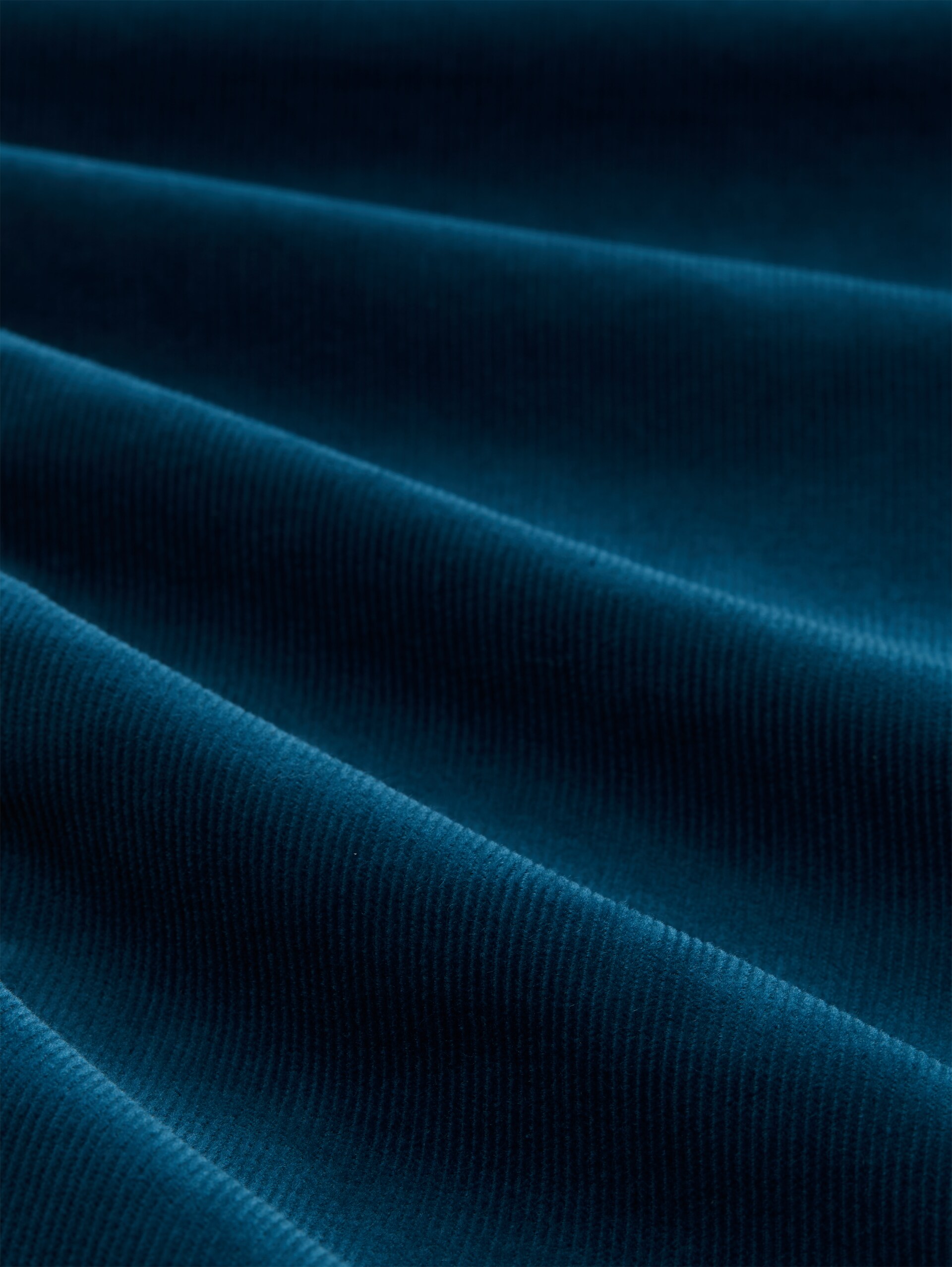 Tapered relaxed corduroy trousers - Dark Petrol - Material view