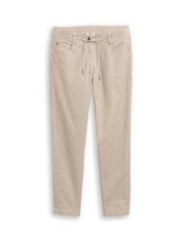 Ausgewählt, Tapered Relaxed Cordhose von Tom Tailor, grau