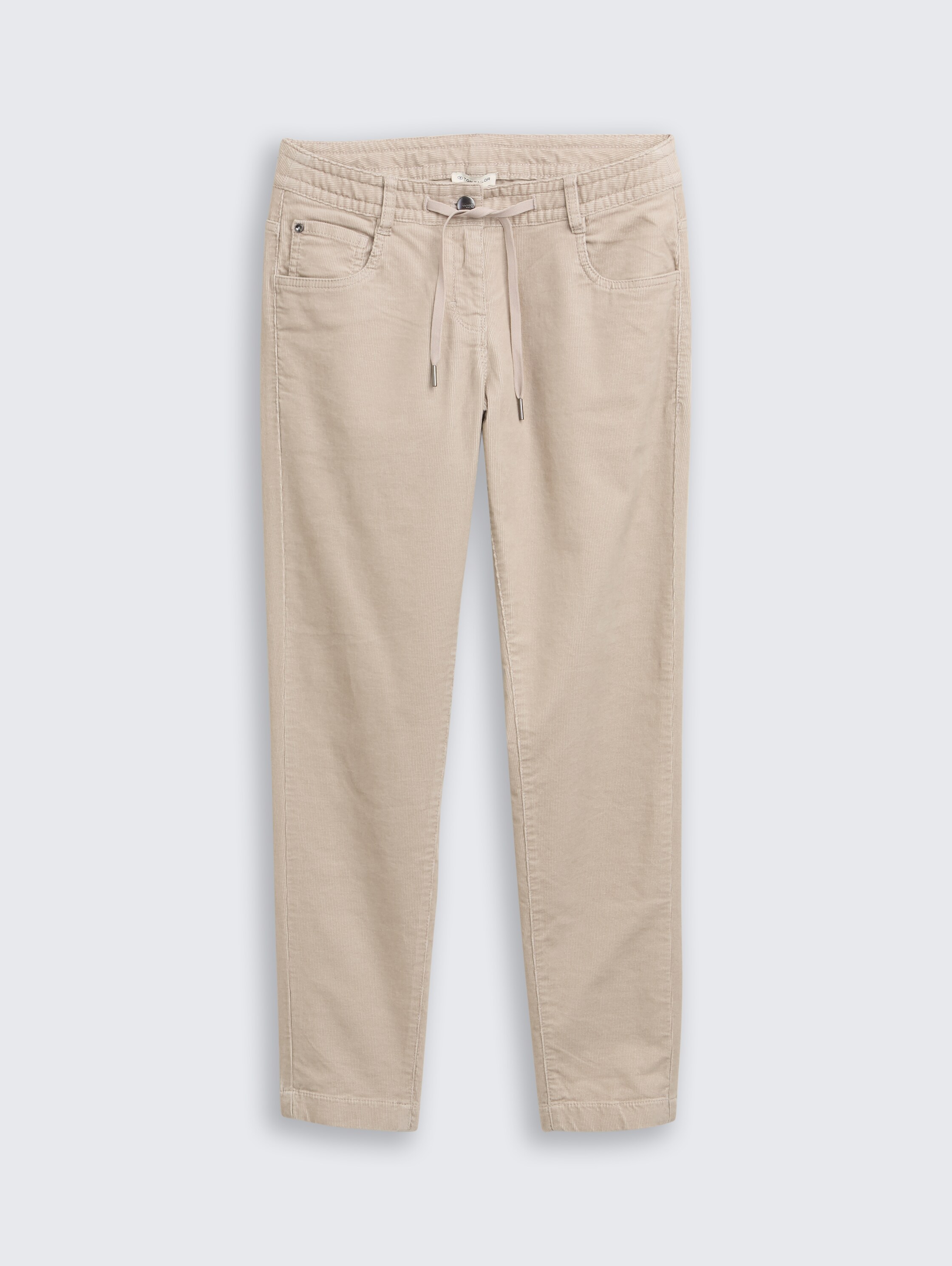 Tapered Relaxed Cordhose - soft_taupe_grey - 