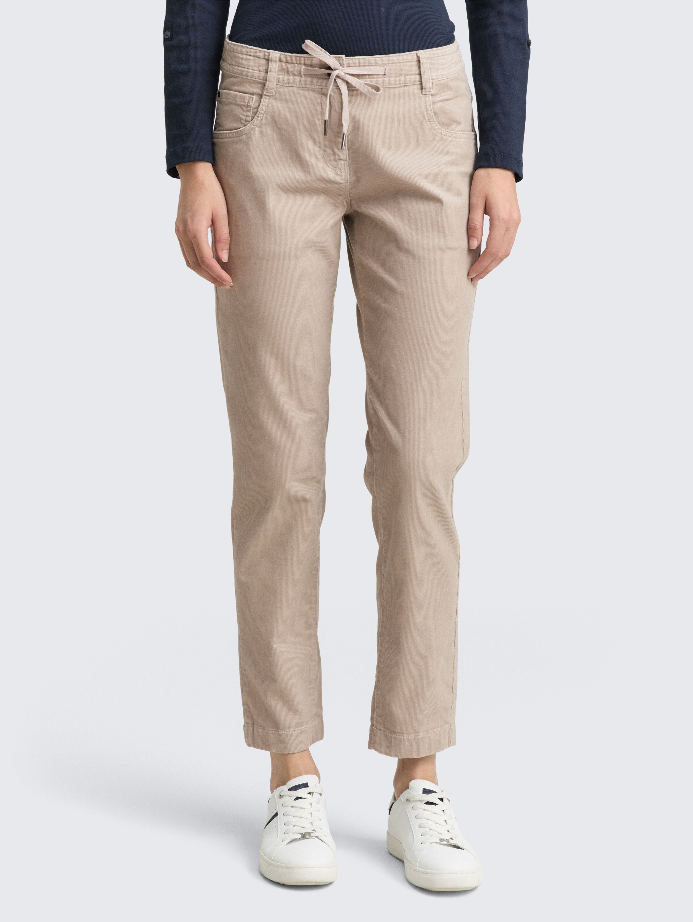Tapered Relaxed Cordhose - soft_taupe_grey - 