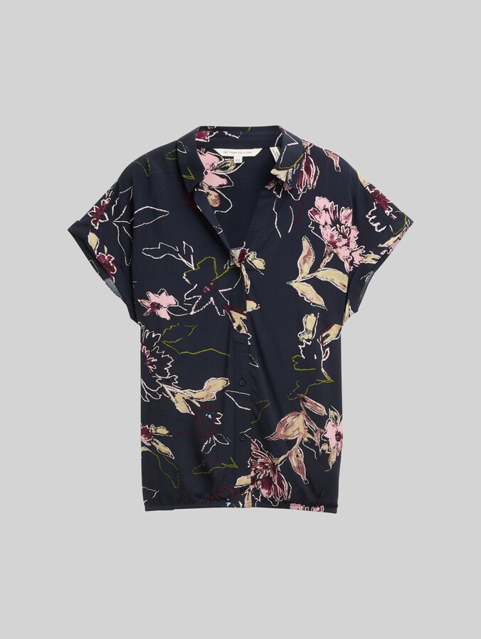 Plus Size - Bluse mit Blumenmuster von Women Plus Size, big flower design