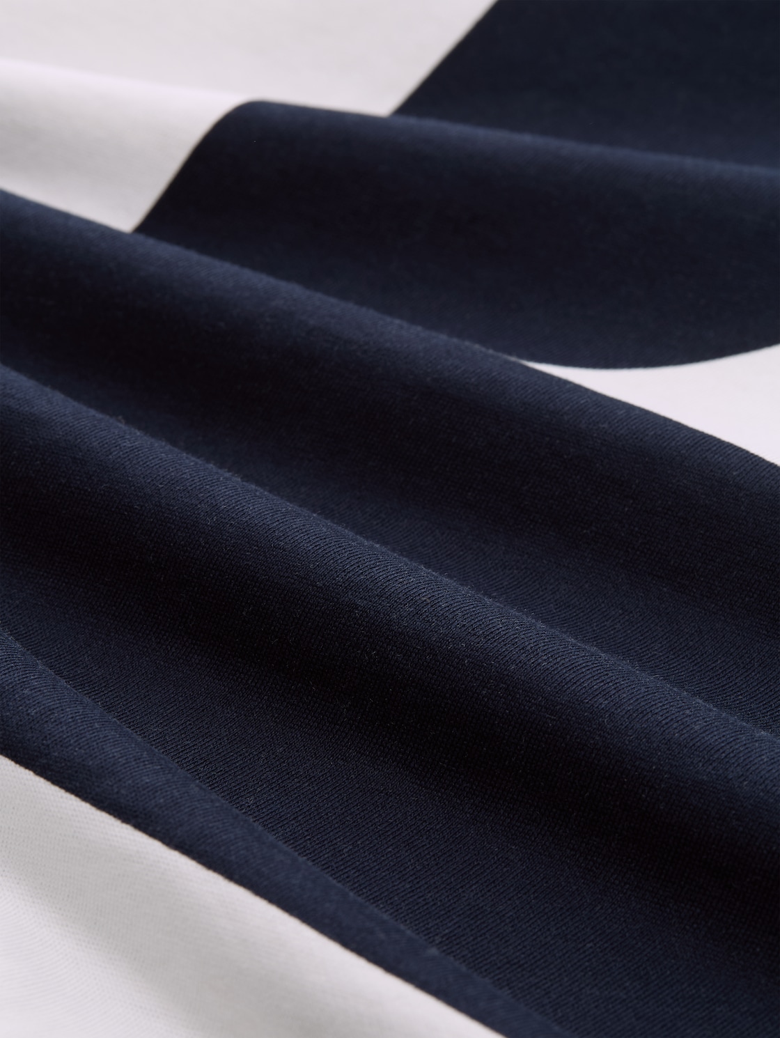 Loose Fit Sweatshirt mit Muster - navy white big scale print - Material-Ansicht