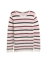 Ausgewählt, Plus Size - Strickpullover aus Bio-Baumwolle von Tom Tailor, rosa