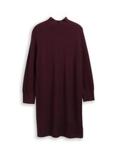 Ausgewählt, Plus Size - Strickkleid mit Stehkragen von Tom Tailor, rot