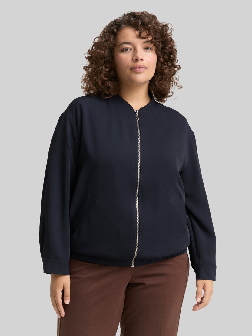 Plus Size - Losvallende blousonjas door Women Plus Size, Lunar Eclipse