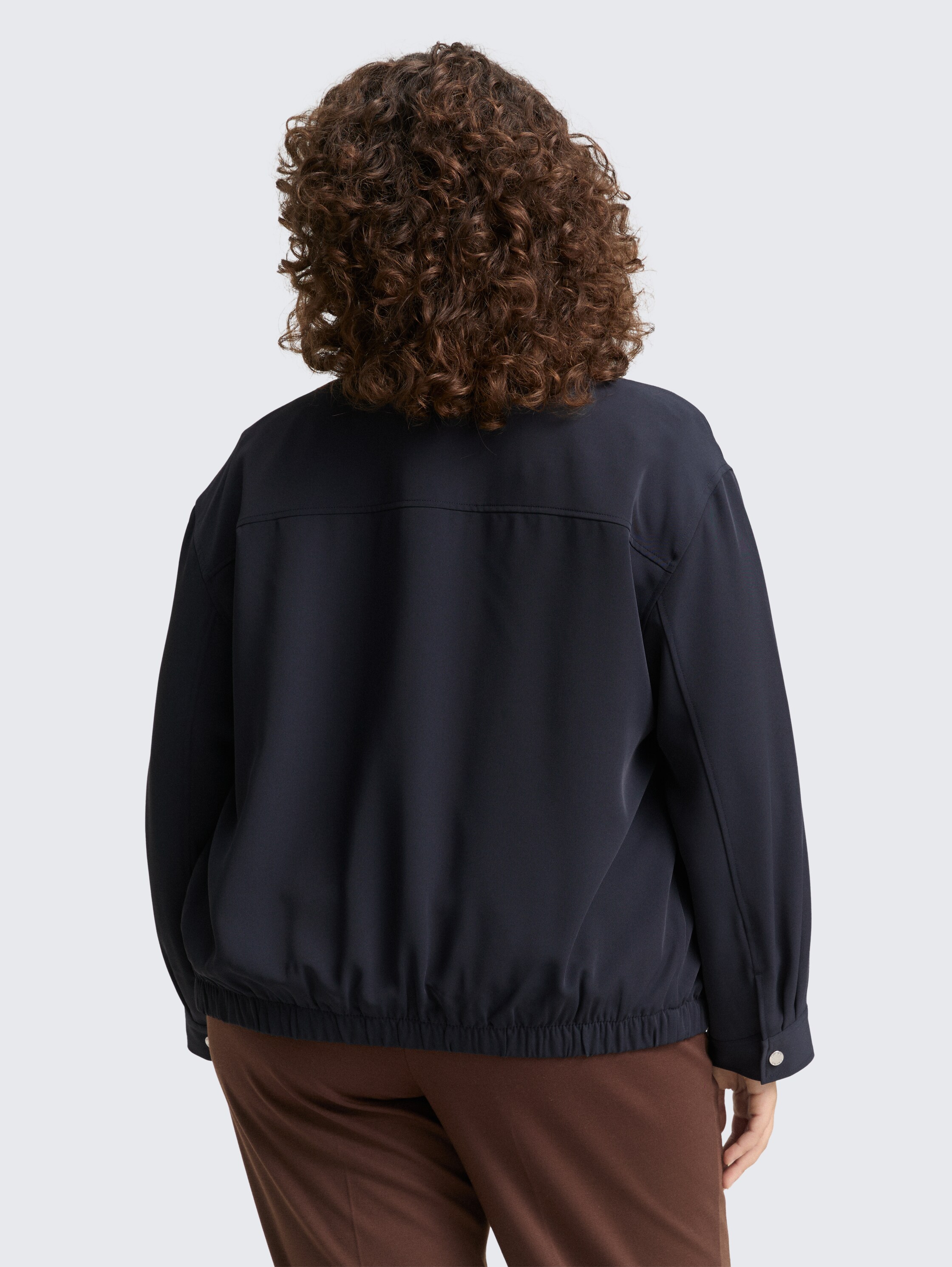 Plus Size - Loose fit blouson jacket - lunar_eclipse - 