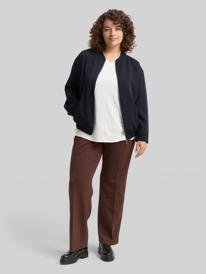 Plus Size - Losvallende blousonjas door Women Plus Size, Lunar Eclipse