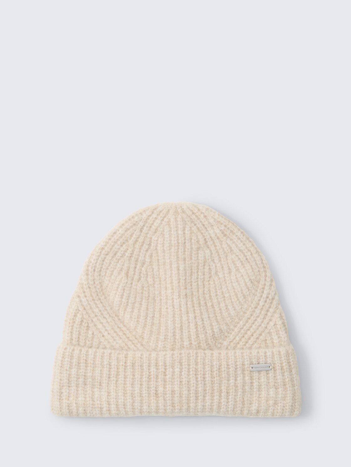 Beanie Mütze - sand stone beige melange - Vorder-Produkt-Ansicht