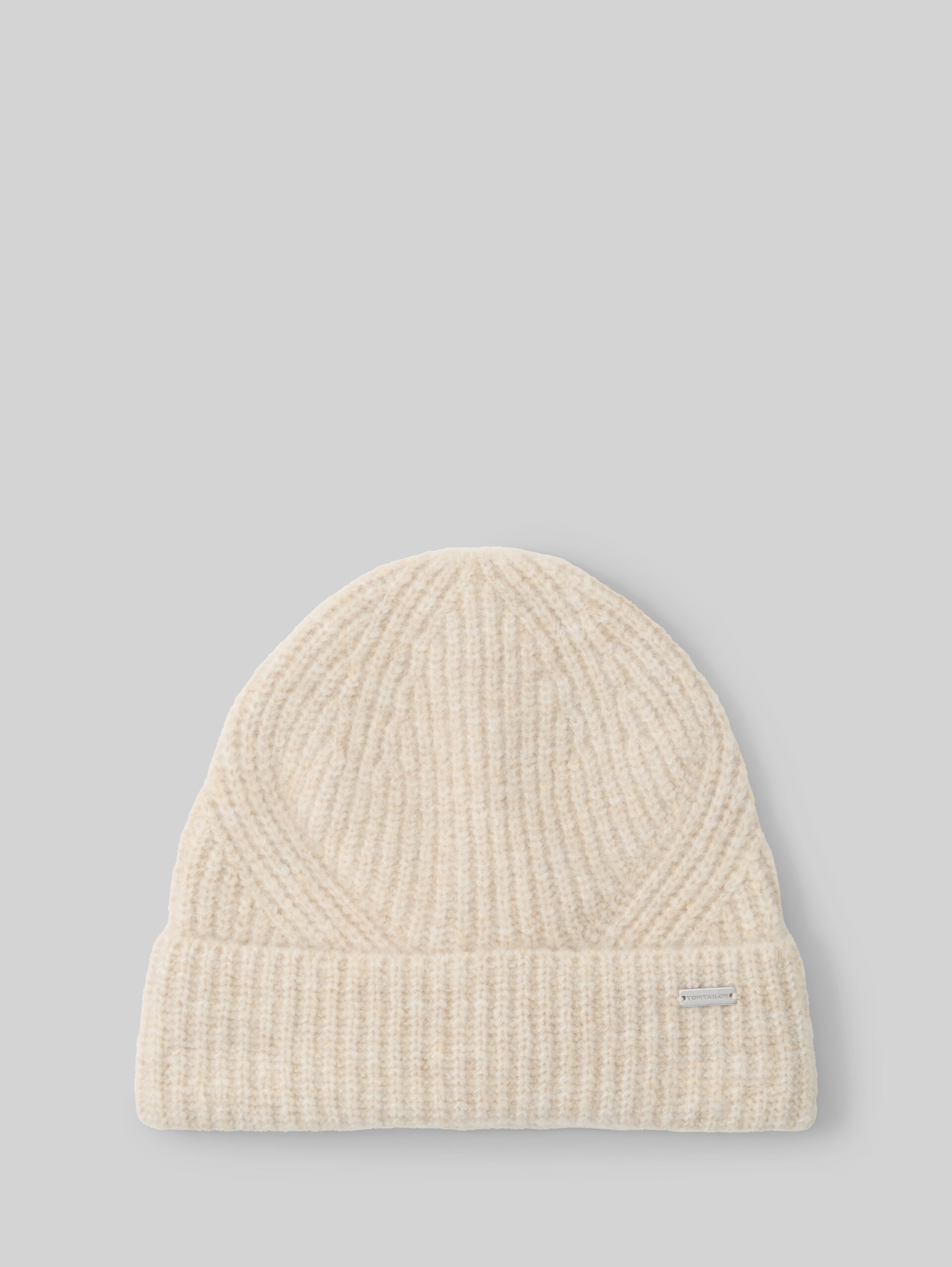 Beanie Mütze - sand stone beige melange - Vorder-Produkt-Ansicht