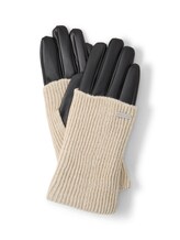 Ausgewählt, Handschuhe im 2-in-1-Look von Tom Tailor, beige