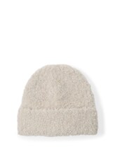 Ausgewählt, Bouclé Beanie Mütze von Tom Tailor, beige