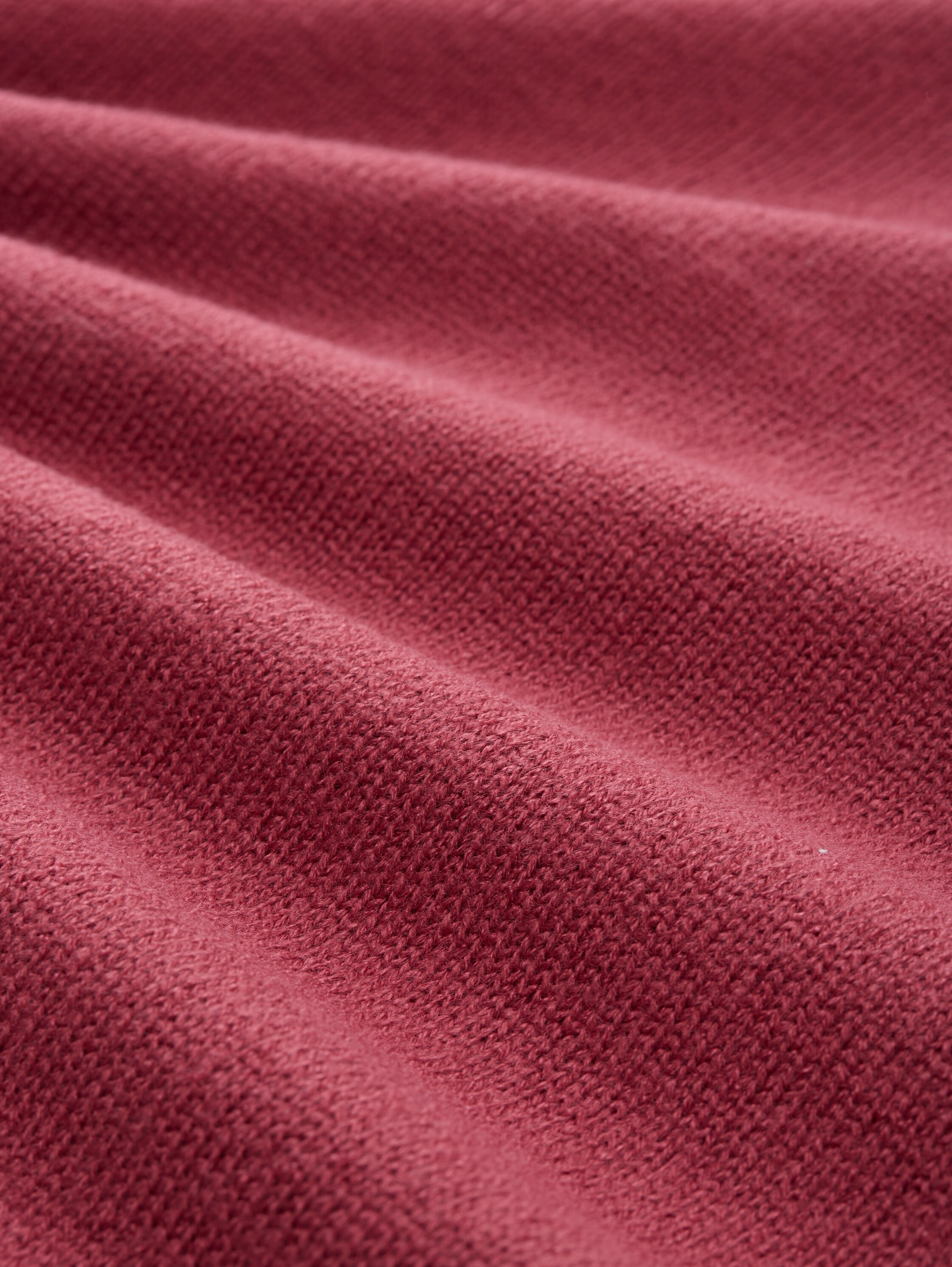 Knitted jumper with round neck - burnt_russet - 