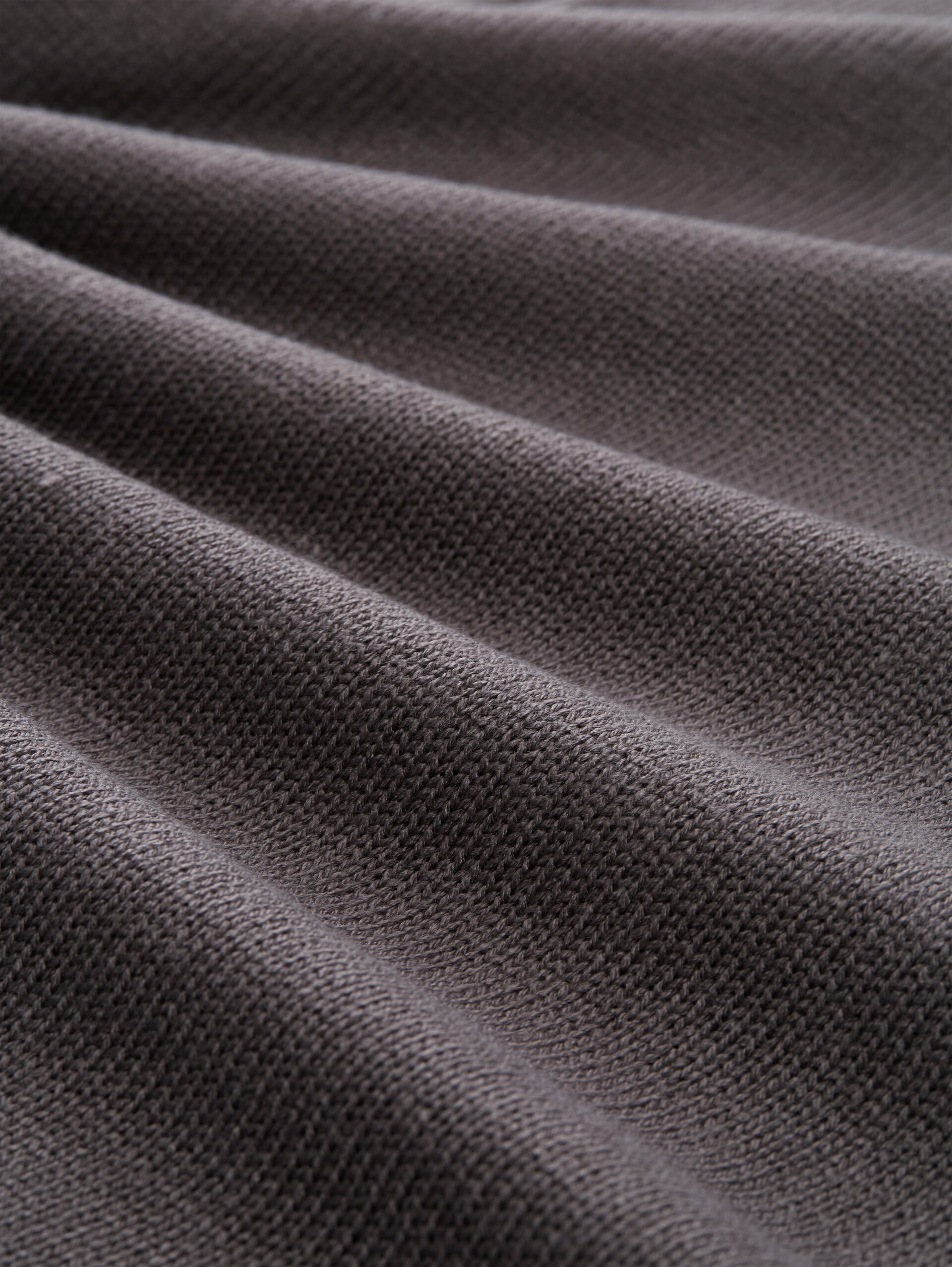 Strickpullover mit Rundhalsausschnitt - classic mid grey - Material-Ansicht