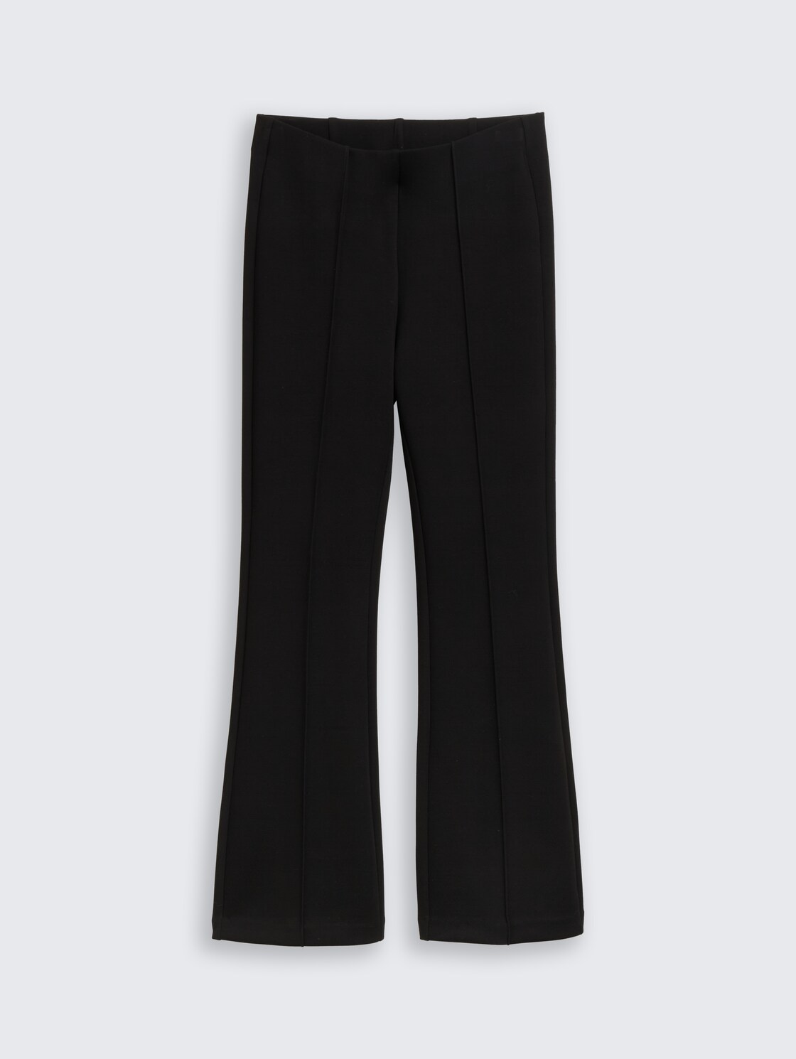 Flared Treggings Hose - deep black - Vorder-Produkt-Ansicht