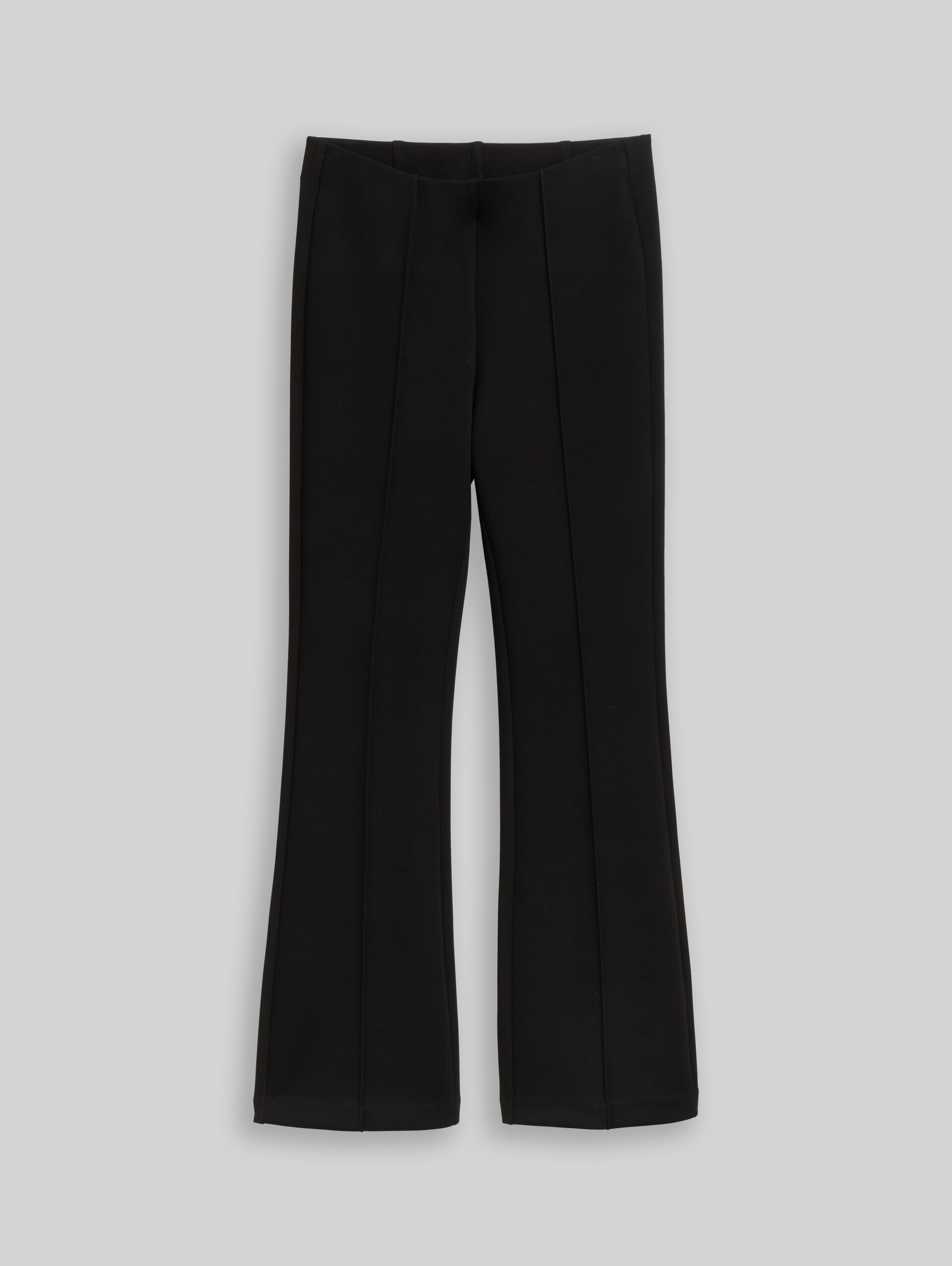 Flared treggings - deep black - Front product view