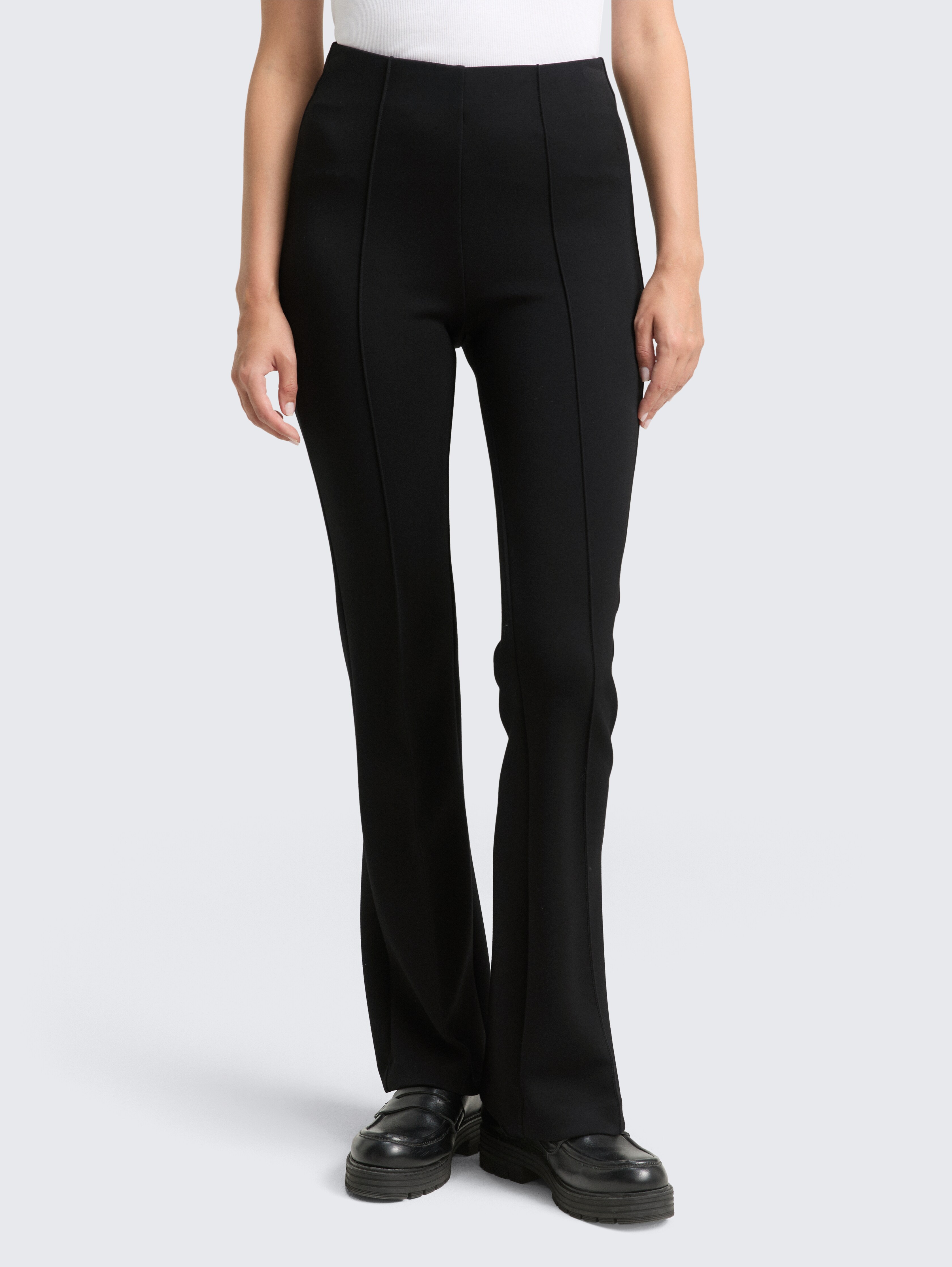 Flared Treggings Hose von Women, deep black