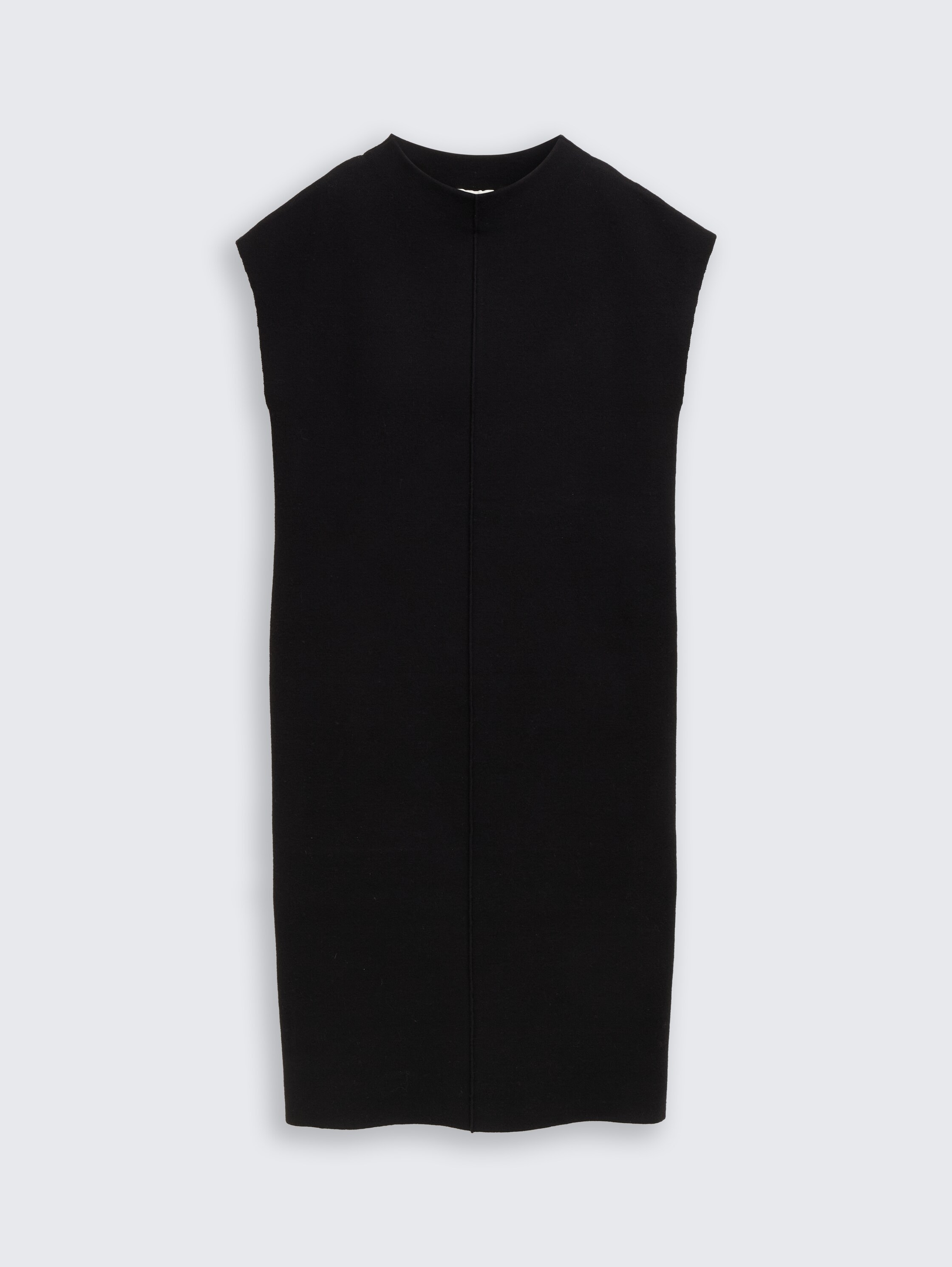 Strickkleid mit Stehkragen - deep_black_1 - 