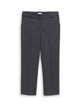 Geselecteerd, TTMIA STRAIGHT broek in gemêleerde look door Tom Tailor, blauw