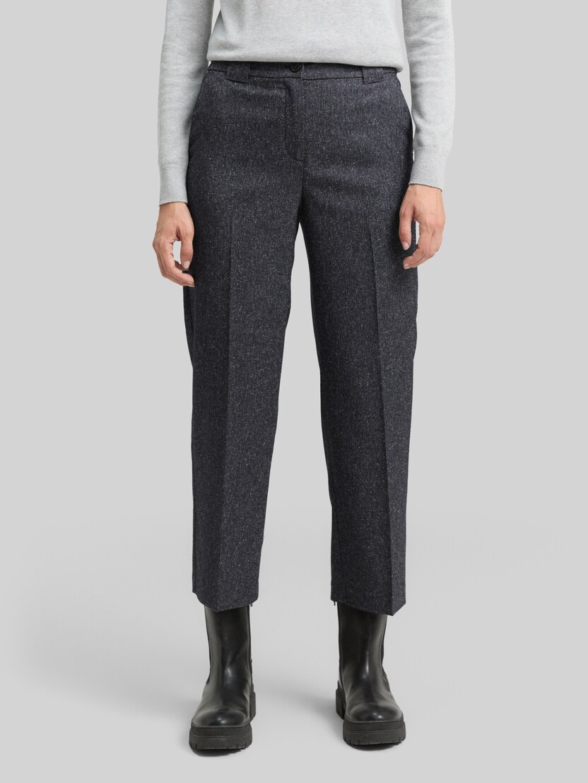 TTMIA STRAIGHT broek in gemêleerde look door Women, lunar eclipse blue structure