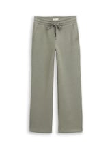 Sélectionné, Pantalon droit en scuba par Tom Tailor, verdoyant