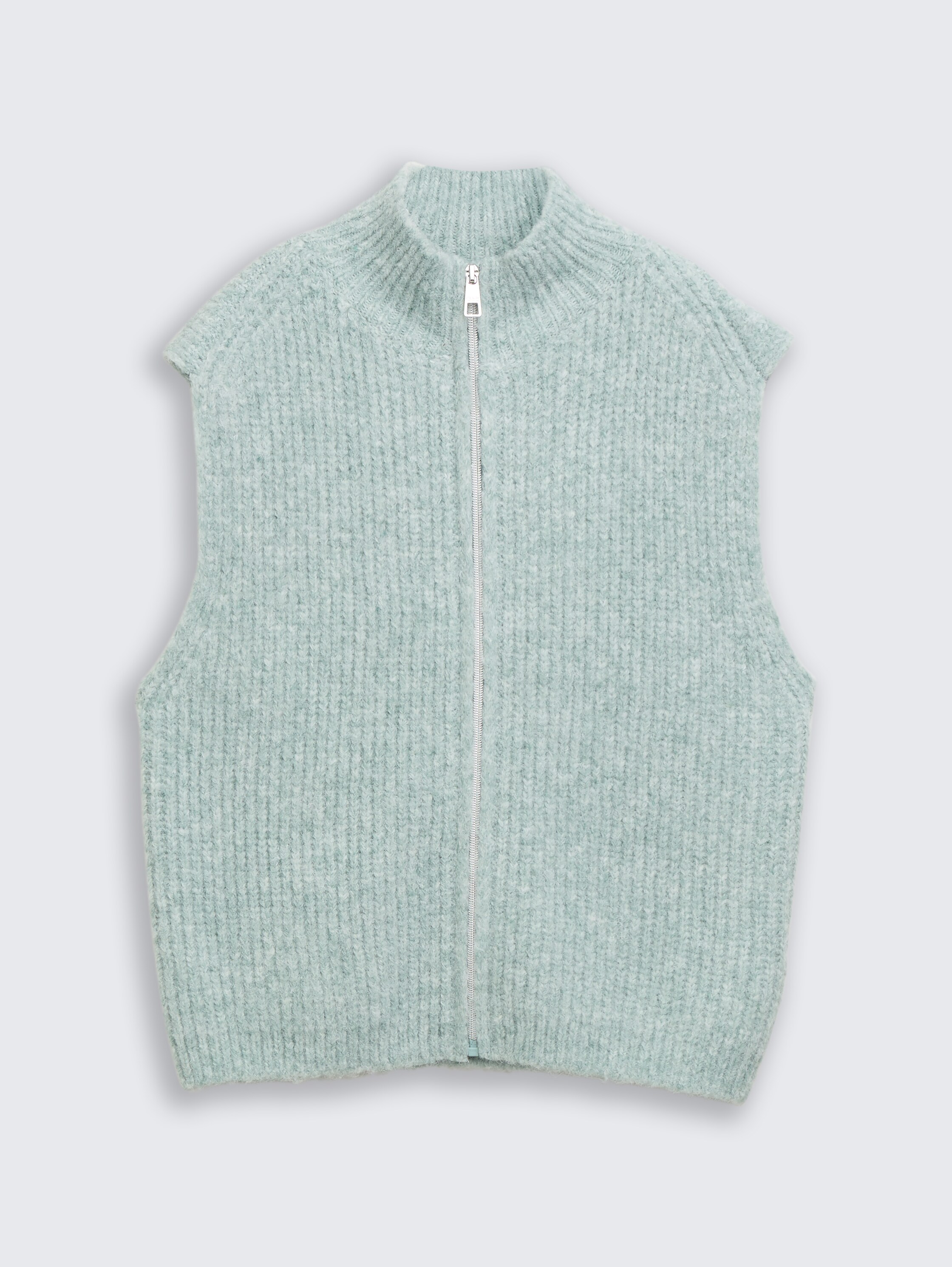 Pullunder mit Stehkragen - silver_cloud_blue_melange - 