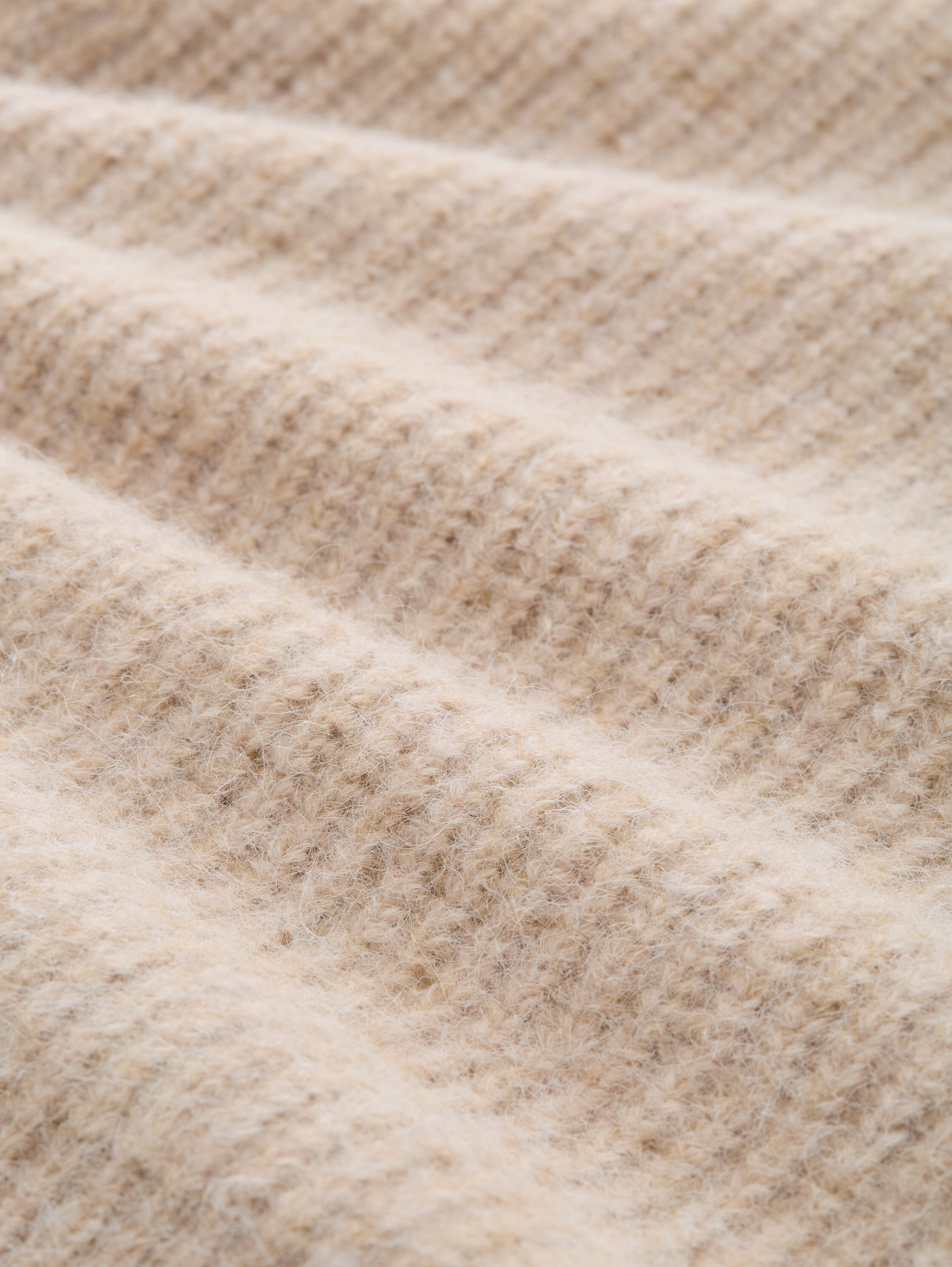 Pullunder met opstaande kraag - cosy_beige_melange - 