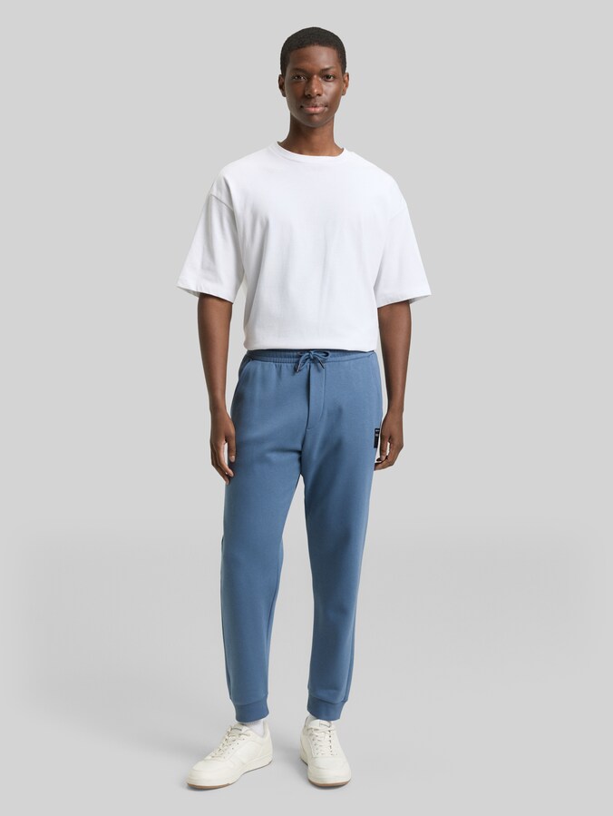 Basic Jogginghose von Denim Male, dusty denim blue