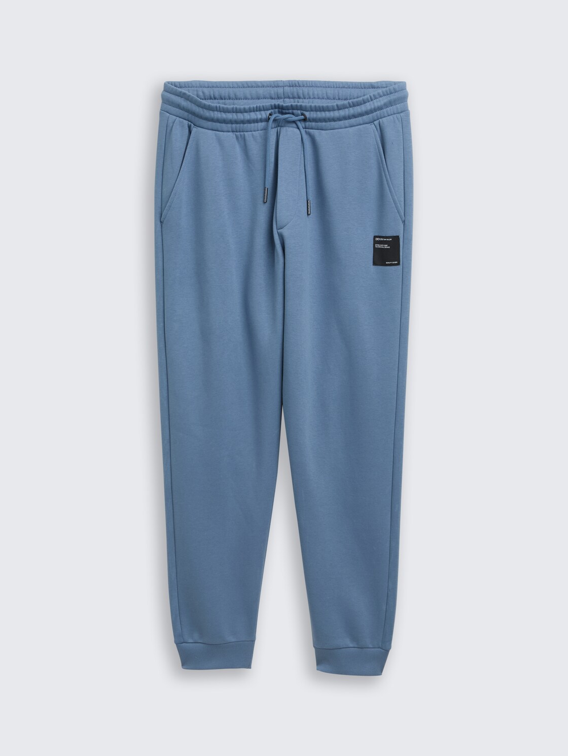 Basic joggingbroek - dusty denim blue - Product vooraanzicht