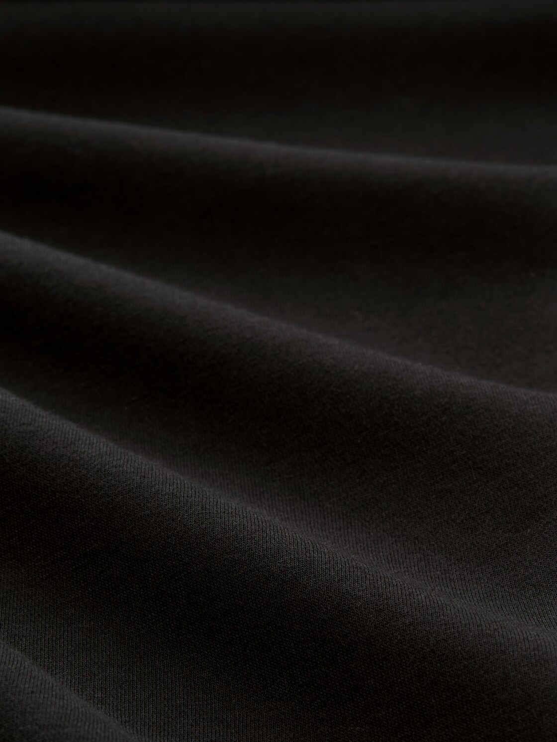 Basic Jogginghose - Black - Material-Ansicht