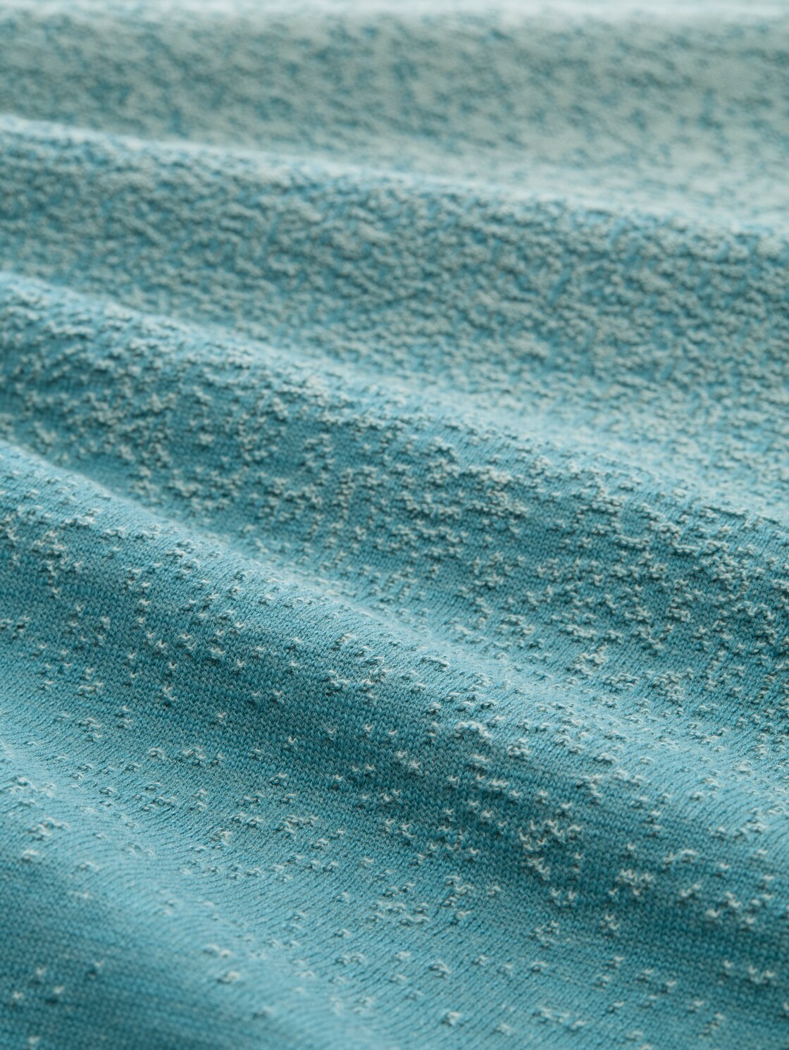 Loose Fit Strickpullover mit Farbverlauf - teal degrade design - Material-Ansicht