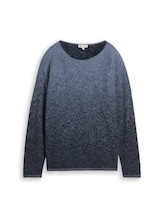 Ausgewählt, Loose Fit Strickpullover mit Farbverlauf von Tom Tailor, blau