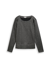 Non sélectionné, T-shirt à manches longues avec effet pailleté par , noires