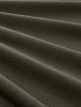 Pull en maille basique en coton - Deep Forest Green - Vue de la matière