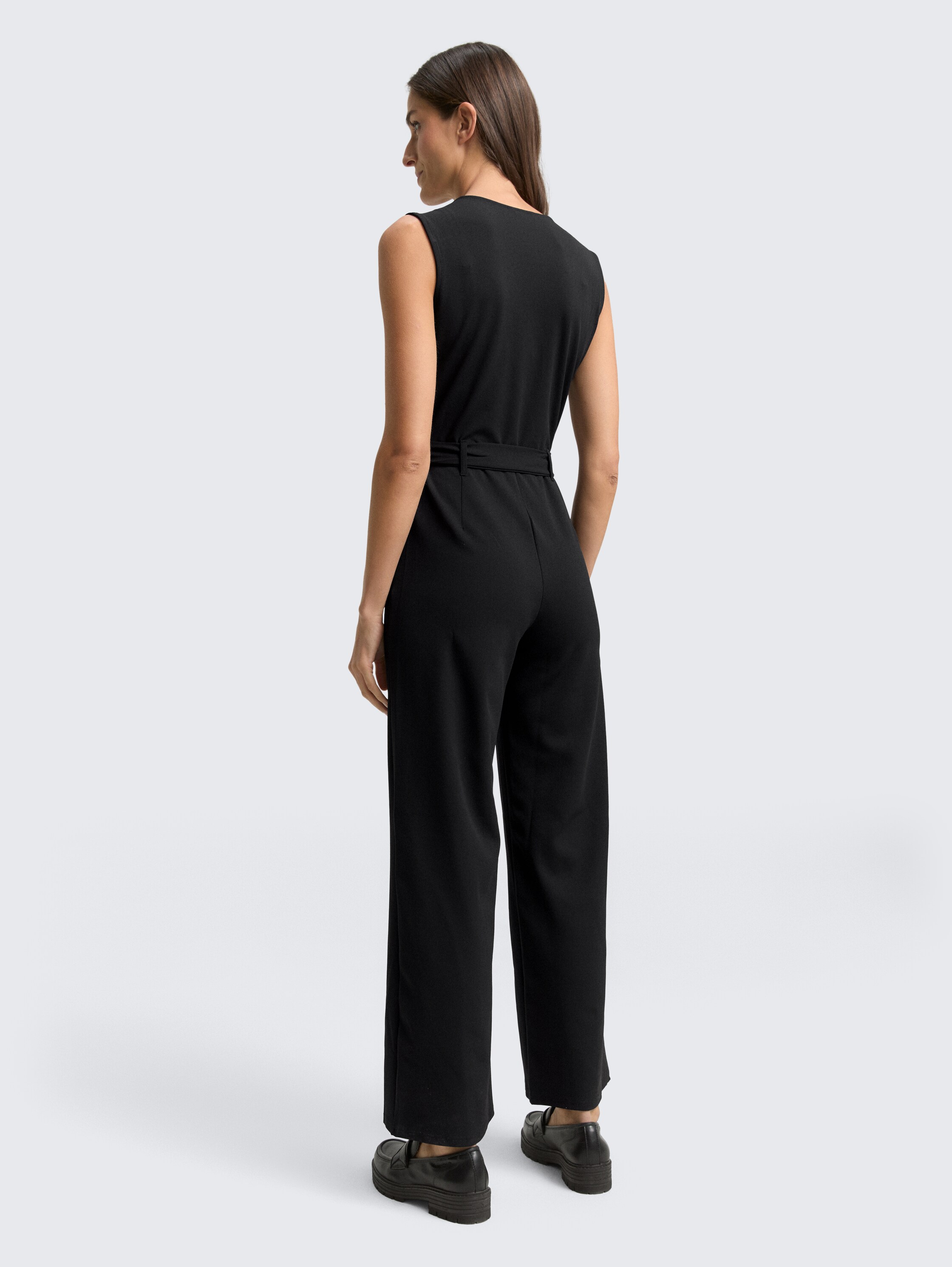 Jumpsuit mit Bindegürtel - deep_black_1 - 