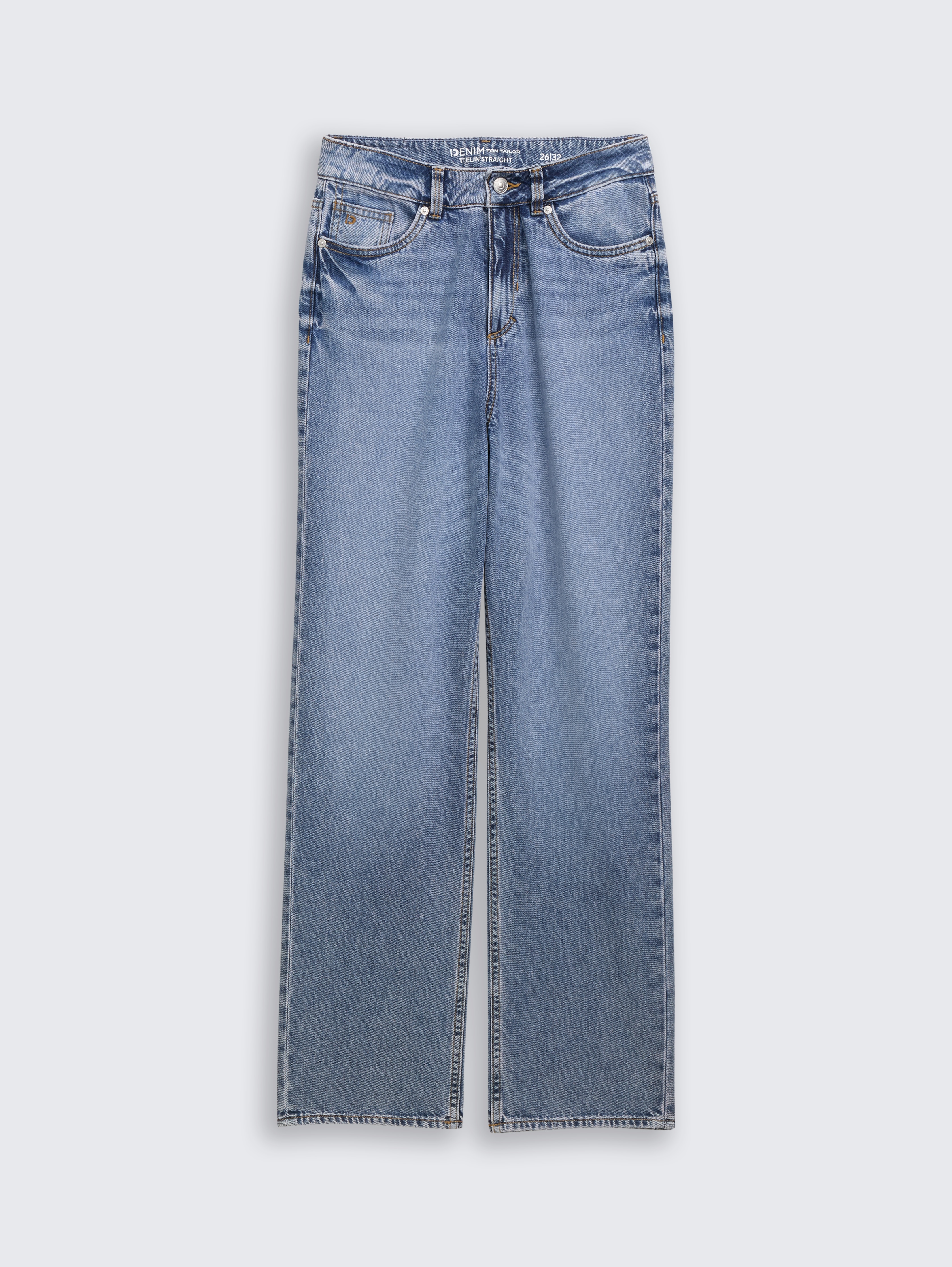 TTELIN STRAIGHT Jeans von Denim Female, Tinted Blue Denim