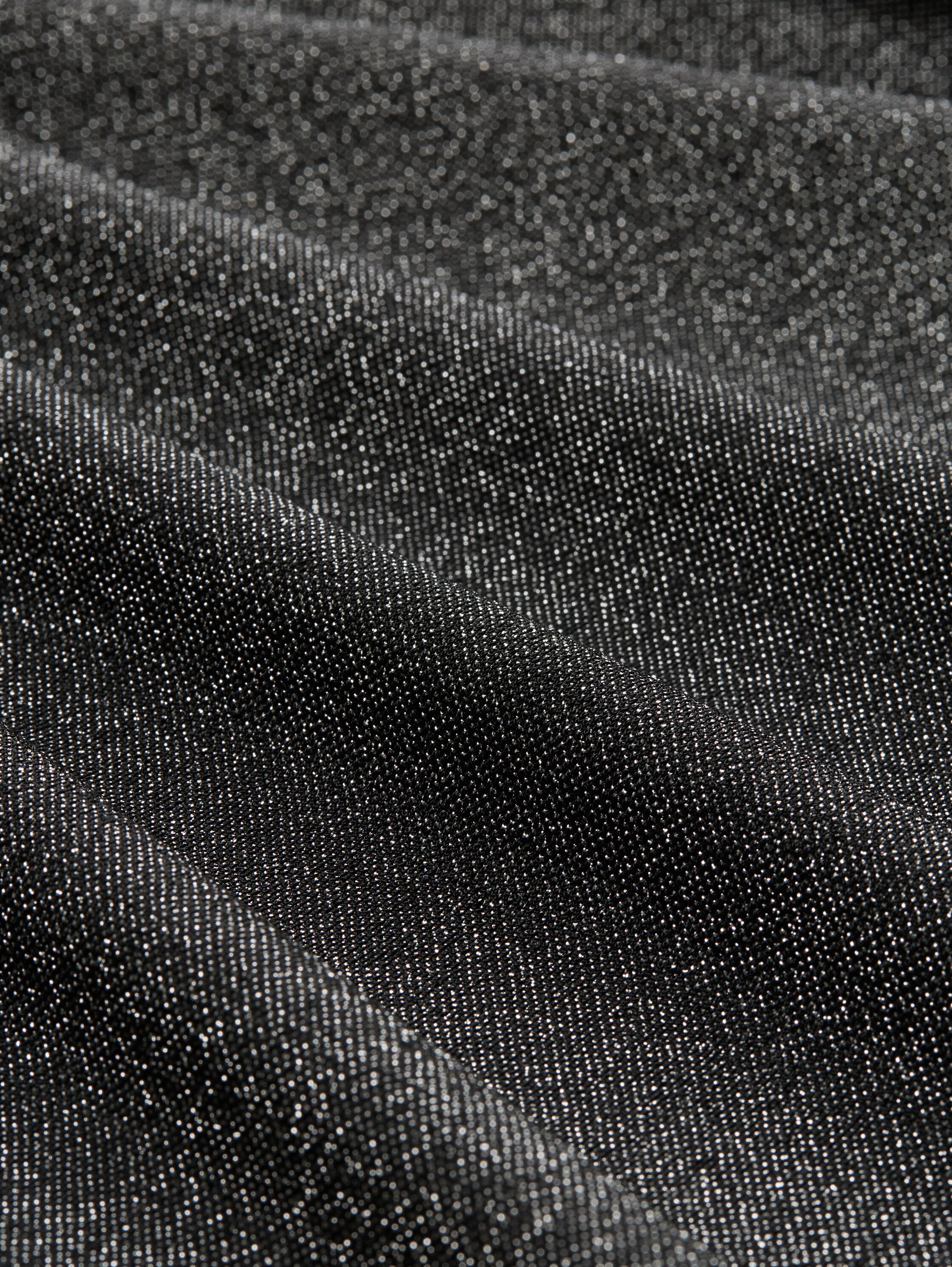 Fitted Mini-Kleid mit Glitzer-Effekt - black_glitter - 