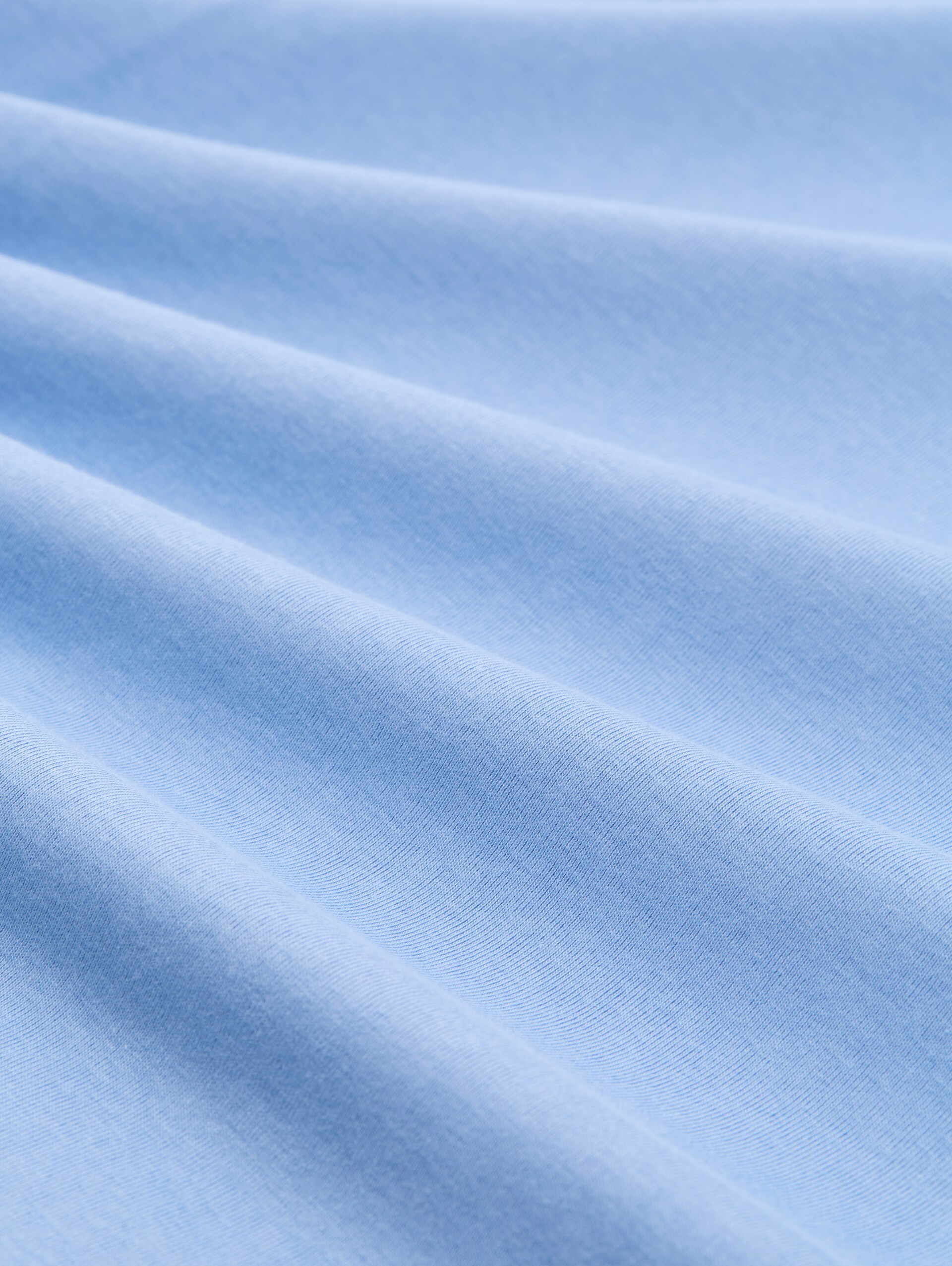 Plus Size - Basic slim fit long-sleeved shirt - light fjord blue - Material view
