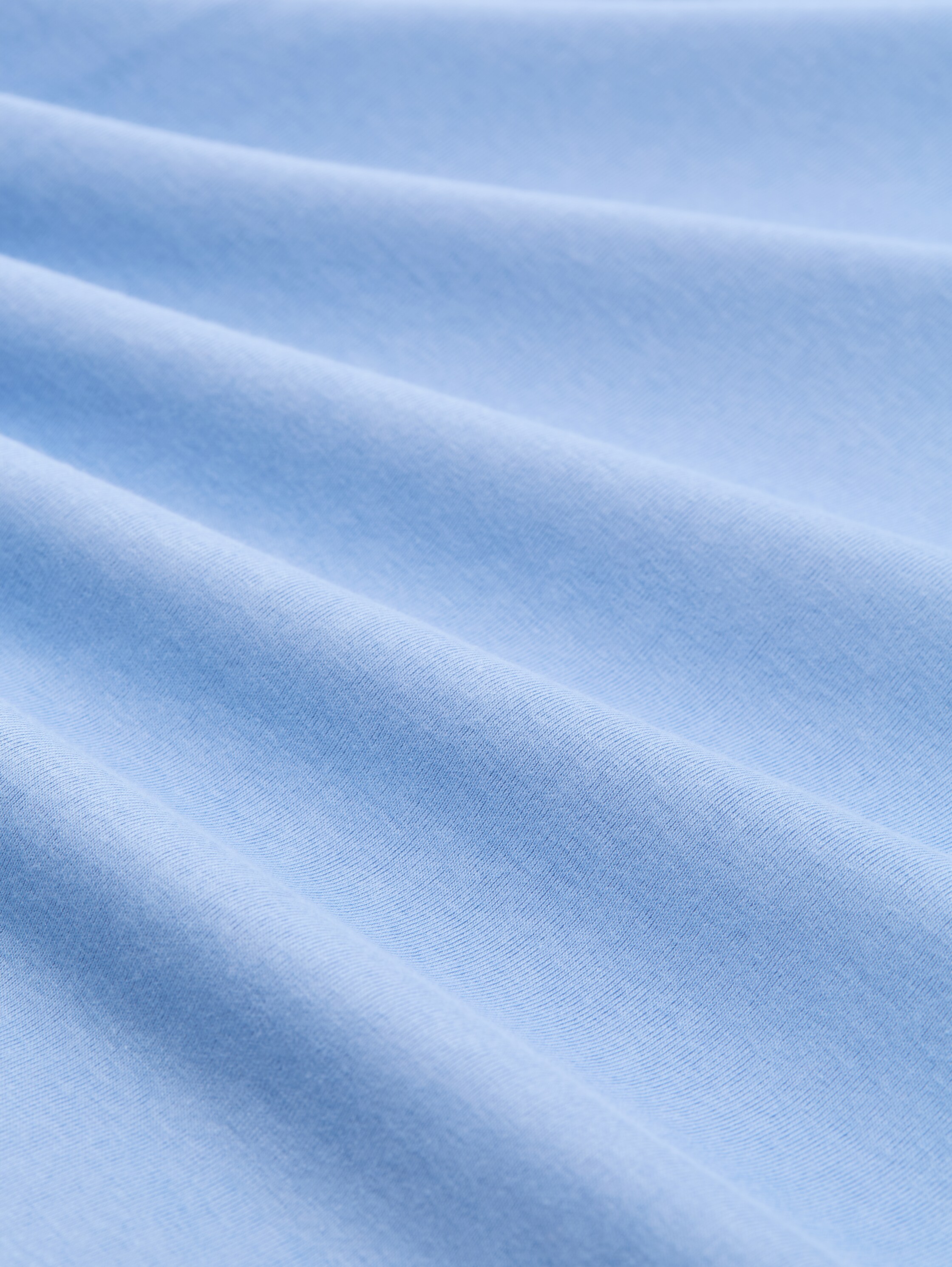 Plus Size - Basic Slim Fit Langarmshirt - light_fjord_blue - 