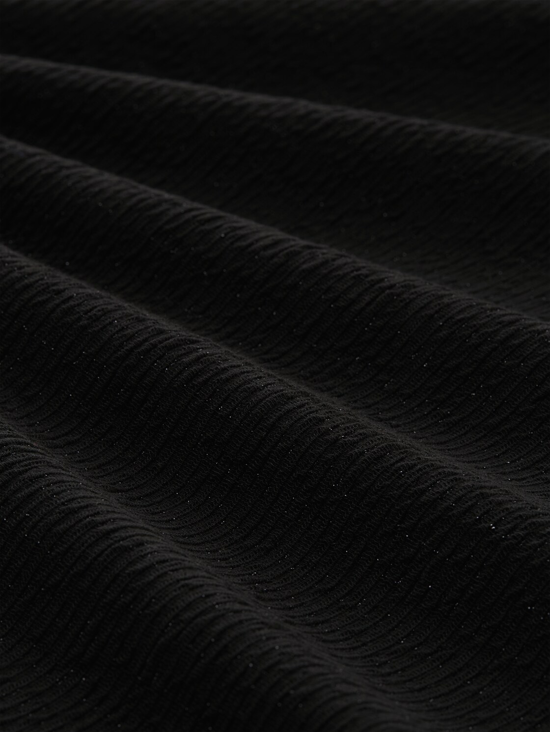 Plus Size - Kleid mit Glitzer-Effekt - deep black - Material-Ansicht