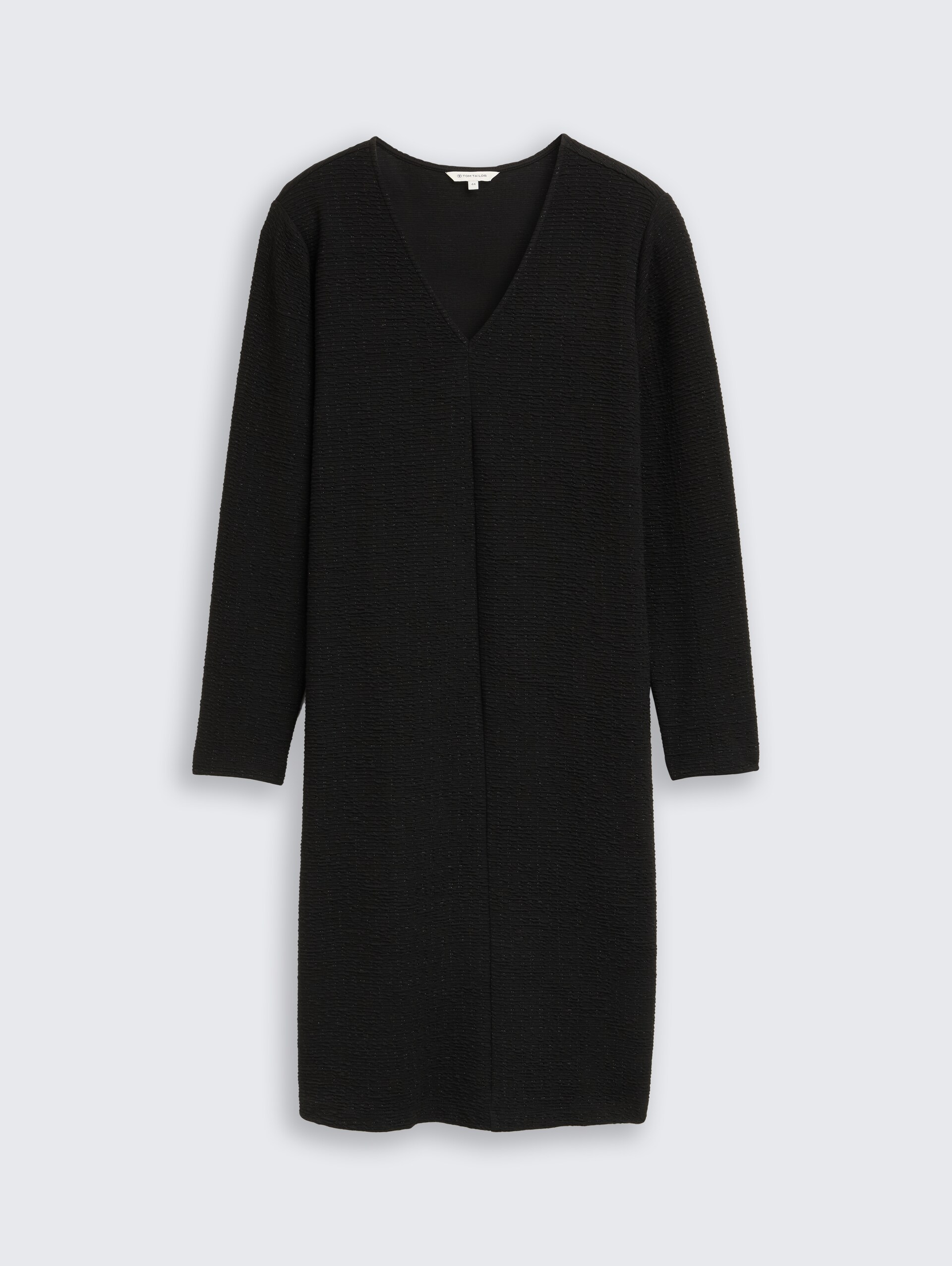 Plus Size - Kleid mit Glitzer-Effekt - deep black - Vorder-Produkt-Ansicht