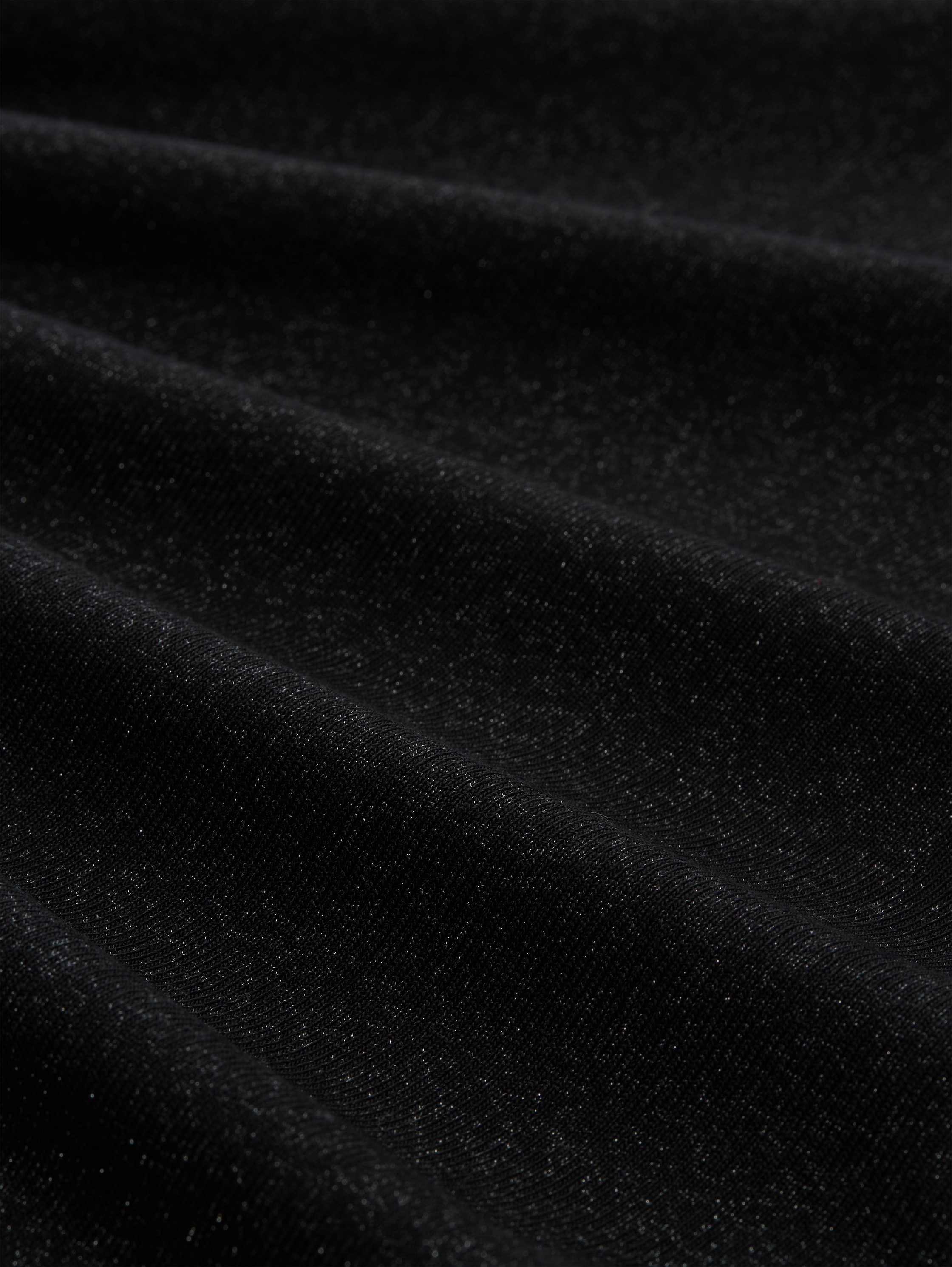 Plus Size - Loose Fit Langarmshirt mit Glitzer-Effekt - deep_black_1 - 