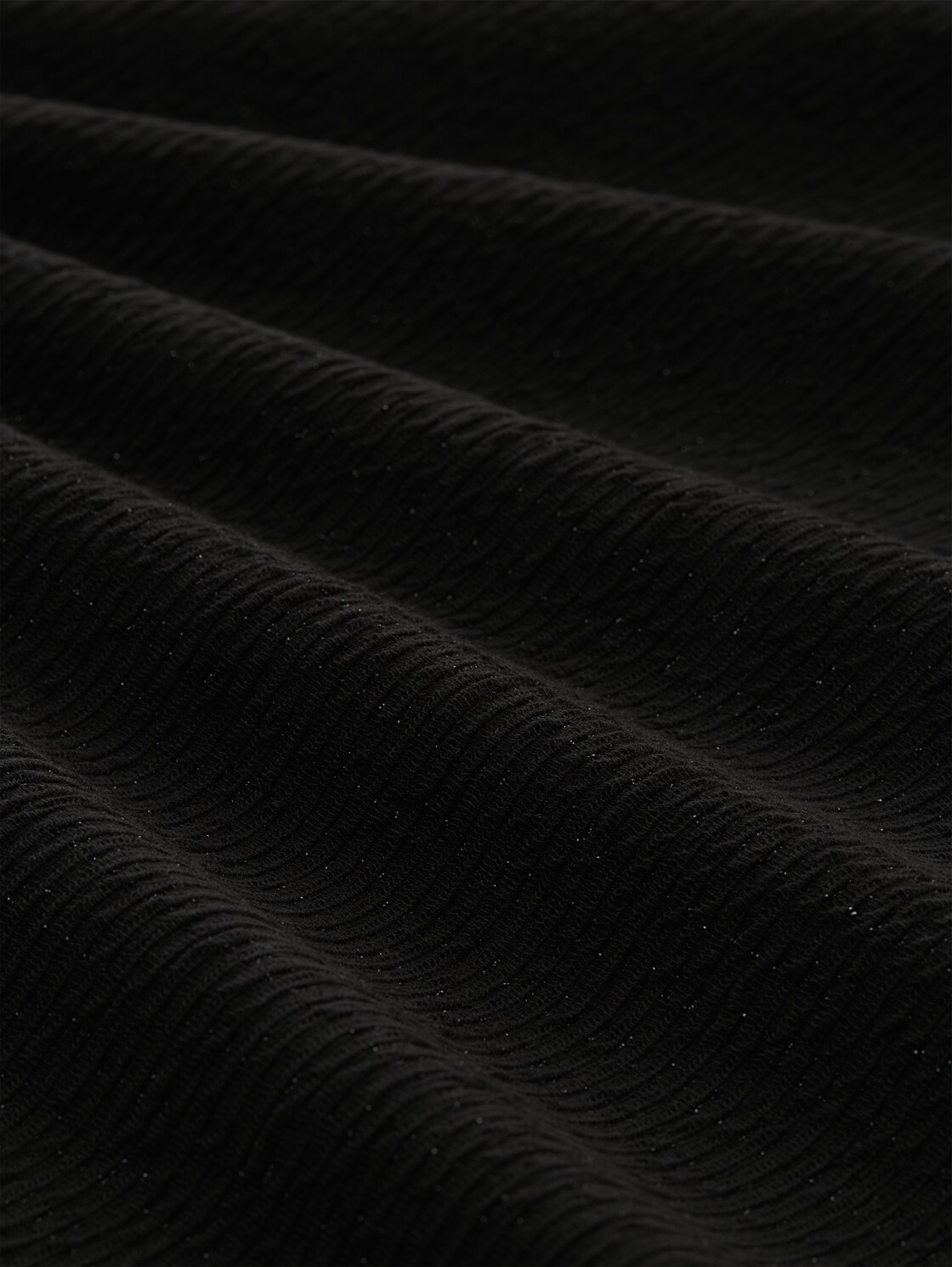 Plus Size - Sweatshirt mit Glitzer-Effekt - deep black - Material-Ansicht