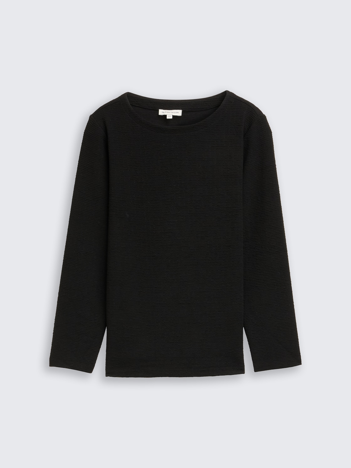 Plus Size - Sweatshirt mit Glitzer-Effekt - deep black - Vorder-Produkt-Ansicht