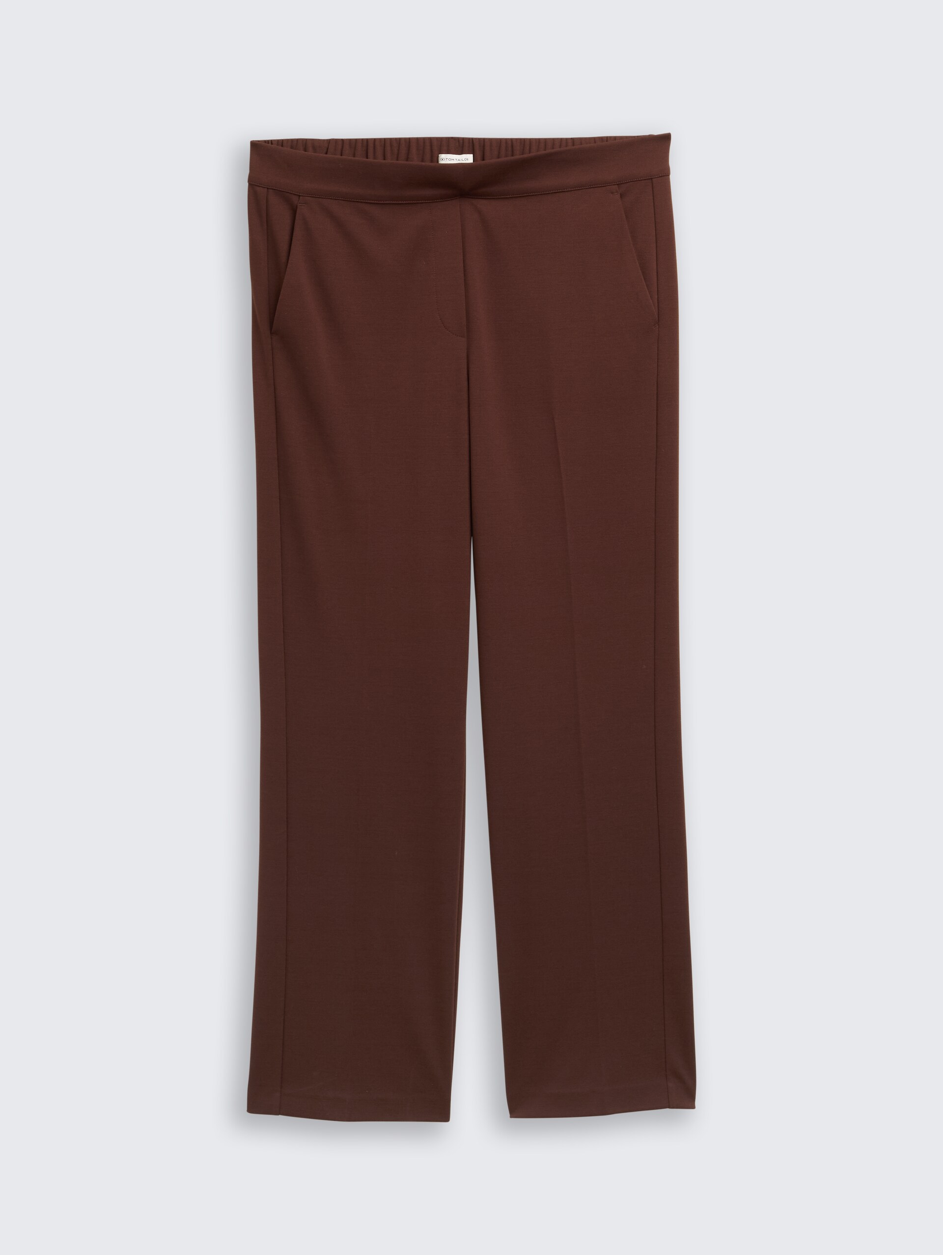 Plus Size - Straight Hose - dark pecan brown - Vorder-Produkt-Ansicht
