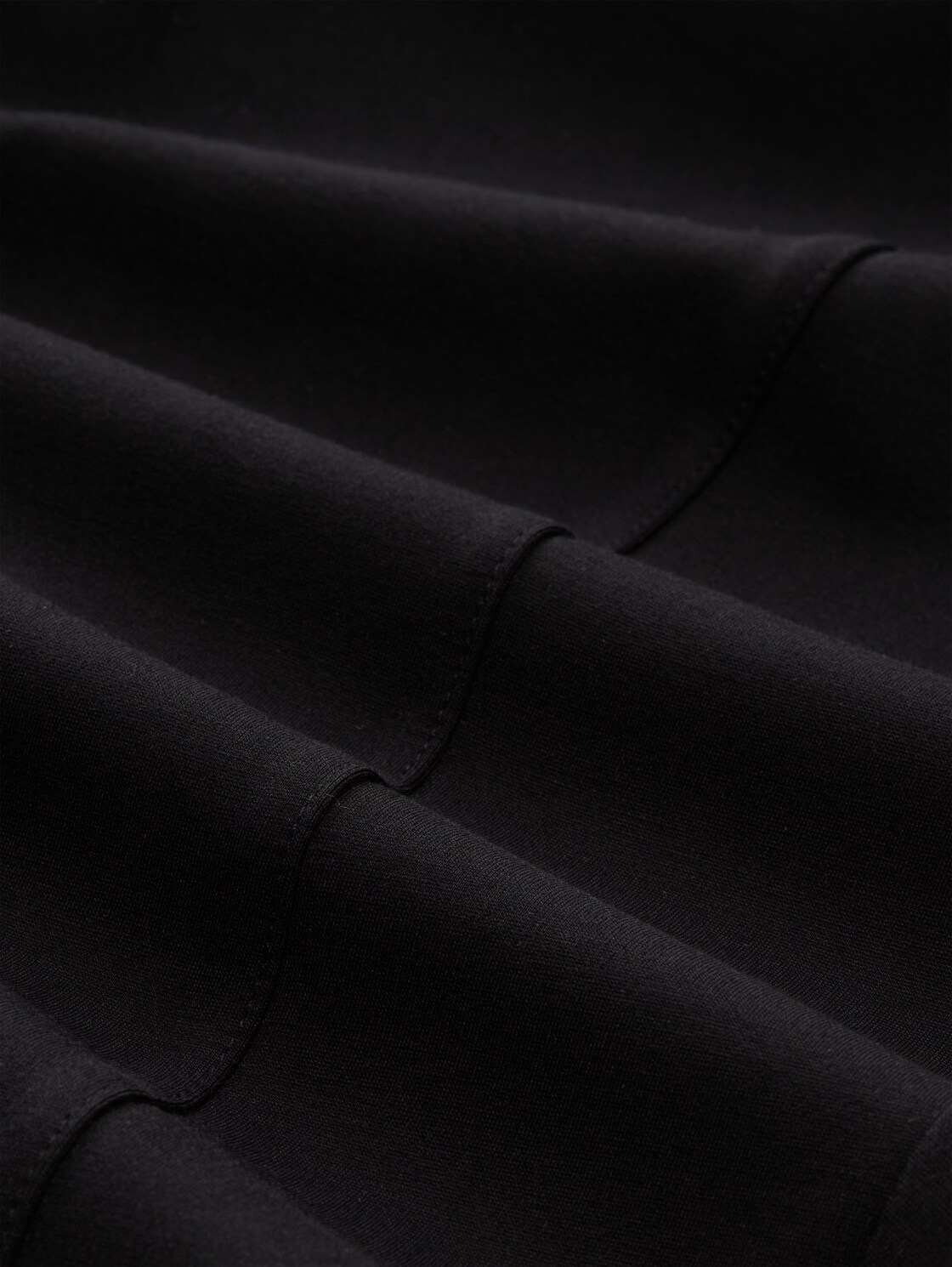 Plus Size - Treggings Hose mit elastischem Bund - deep black - Material-Ansicht