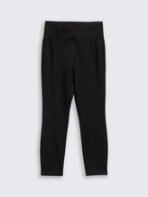 Plus Size - Treggings Hose mit elastischem Bund - deep black - Vorder-Produkt-Ansicht