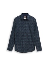 Nicht ausgewählt, Fitted Hemd mit Muster von , blau