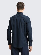 Chemise ajustée à motif - navy diamond design - Découpe Vue arrière du modèle